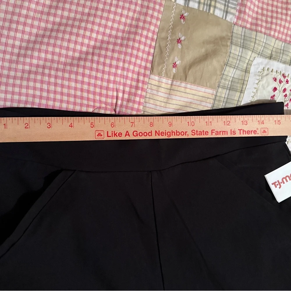 T.J.Maxx Elegant Black Trousers 32” waist‎ NWT